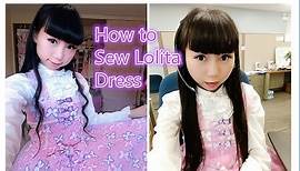 How to Sew Sweet Lolita Dress for Beginners- Without Zipper and Elastic Band