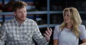 Dale Earnhardt Jr. with Amy interview