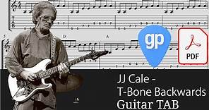 JJ Cale - T-Bone Backwards Guitar Tabs [TABS]