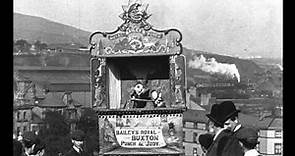 Professor Henry Bailey's Punch & Judy show, Buxton, Derbyshire, 1901