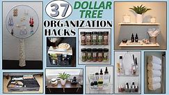 37 DOLLAR STORE ORGANIZATION HACKS | Dollar Tree DIY | ORGANIZATION IDEAS