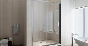 Laneri - Seattle , porta doccia scorrevole per installazione in nicchia , tutorial montaggio.