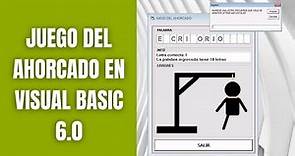 ✔ JUEGO DEL AHORCADO EN VISUAL BASIC 6.0