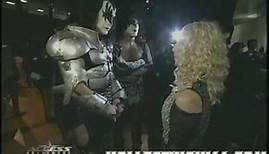 Cher, Gene Simmons, Paul Stanley Backstage at the AMA Awards Jan 8th 2001