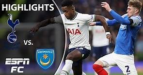 Tottenham vs. Portsmouth | FA Cup Highlights | ESPN FC