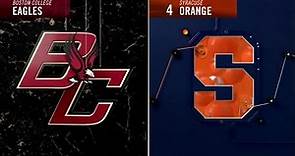 #4 Syracuse vs Boston College, College Soccer Highlights