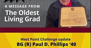 West Point Challenge 2023 Oldest Living Graduate
