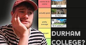I ranked every Durham University College so you dont have to