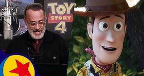 The Cast of Toy Story 4 In the Recording Booth | Pixar Side By Side