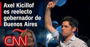 Discurso completo de Axel Kicillof tras la elección a gobernador de la provincia de Buenos Aires