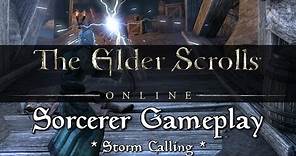 Elder Scrolls Online - Sorcerer Gameplay (Storm Calling)