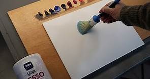 Una imprimación para pintar con óleo o acrílico sobre tabla