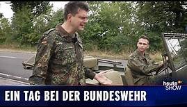 STILLGESTANDEN! Lutz und Fabian bei der Bundeswehr | heute-show