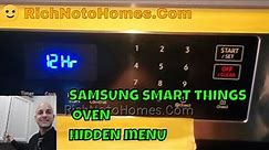 Samsung Stove Range Top Oven Smart Things Hidden Options Menu Turn Off WiFi Celsius Fahrenheit