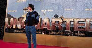 Tom Holland promociona en España su última película, "Uncharted"
