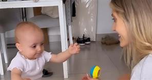 La emoción de Cande Ruggeri ante los primeros pasos de su hija Vita a los 10 meses de edad