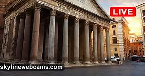 【LIVE】 Webcam Rome - Pantheon | SkylineWebcams