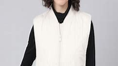 Buy Marks & Spencer Women Beige Padded Jacket -  - Apparel for Women