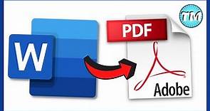 3 Easy Ways to Convert a Word Document into a PDF File