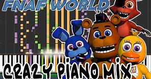 Crazy Piano Mix! Melting Titanium (FNAF WORLD) Boss Theme