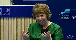 Baroness Catherine Ashton in conversation with Professor Ngaire Woods
