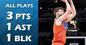 Davis Bertans vs Jazz | 3 pts, 1 ast, 1 blk | ALL PLAYS | 23/24 NBA Season