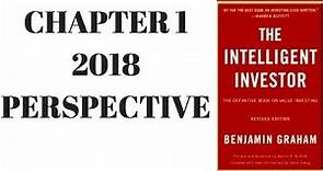 THE INTELLIGENT INVESTOR - BENJAMIN GRAHAM - CHAPTER 1