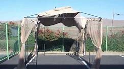 How to install a Home Depot Arrow Gazebo Replacement Canopy