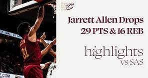 Jarrett Allen Highlights vs Spurs | 1.7.2024