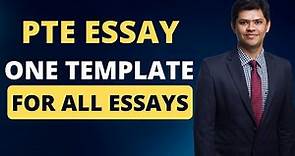 PTE Essay Writing – One Template For All Essays | Perfect 90 Essay Template