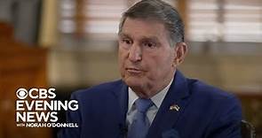Sen. Joe Manchin: "I could not vote for Donald Trump" in 2024 election
