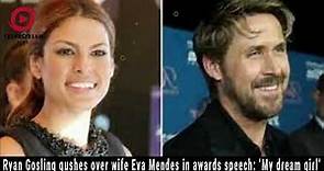 "Ryan Gosling's Heartfelt Tribute to Wife Eva Mendes at the Kirk Douglas Award |