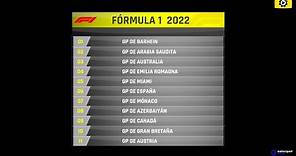 El calendario de récord para la temporada 2022 de F1: circuitos, fechas, países y más