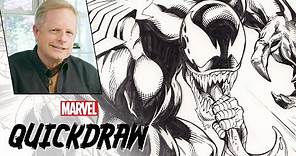 Mark Bagley draws Spider-Man & Venom | Marvel Quickdraw
