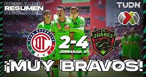 Resumen y goles | Toluca 2-4 Juárez | AP2023-J3 | Liga Mx | TUDN