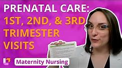 Prenatal Care: 1st, 2nd, and 3rd Trimester Visits - Pregnancy - Maternity Nursing | @LevelUpRN