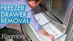 How to Remove Bottom Freezer Drawers | Kenmore Elite Refrigerator