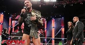 Randy Orton's "Champion of Champions Ceremony": Raw, Dec. 16, 2013