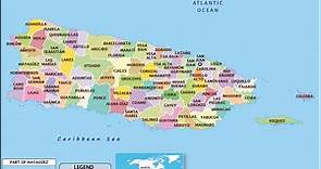 Puerto Rico Map | HD Political Map of Puerto Rico