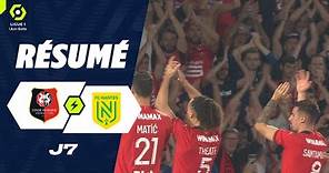 STADE RENNAIS FC - FC NANTES (3 - 1) - Résumé - (SRFC - FCN) / 2023-2024