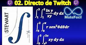 02. Integrales dobles en regiones generales, cálculo de varias variables de Stewart