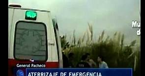 General Pacheco: una avioneta aterrizó de emergencia - Telefe Noticias