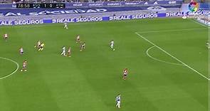 Gol de Juanmi (2-0) en el Real Sociedad 3-0 Atlético