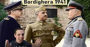 Franco y Mussolini en Bordighera