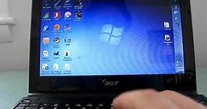 Acer Aspire One 521 netbook video review