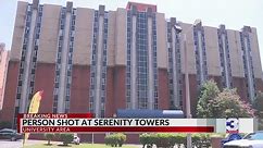 Man severely injured in shooting at Serenity Towers