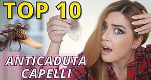 😱 CAPELLI CHE CADONO? ecco i TOP 10 PRODOTTI ANTICADUTA capelli + ROUTINE AUTUNNO #hairloss