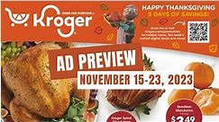 *NEW 9 Day Sale?* Kroger Ad Preview for 11/15-11/23 | 5x Digitals Sale, Weekly Digitals, & MORE