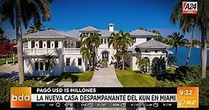 El Kun Agüero tiene nueva casa en Miami y gastó 15 millones de dólares