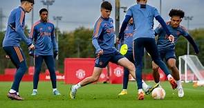 Tyler Fredricson trains with Manchester United first team ahead of Sociedad game